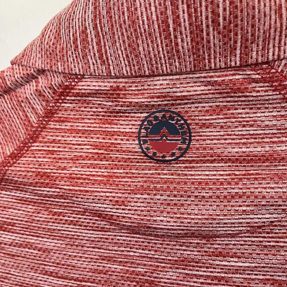 NWT Flag & Anthem Men MadeFlex Performance Golf Polo Shirt Red Small UPF Stretch - Picture 7 of 12